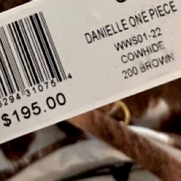 WeWoreWhat | Onia - Cowhide Cow One-Piece Swimsuit - XS - Worn by Kardashians - Picture 9 of 14